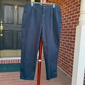 Elisabeth Black 100% Cotton Long Pants - 20P - Petite Women